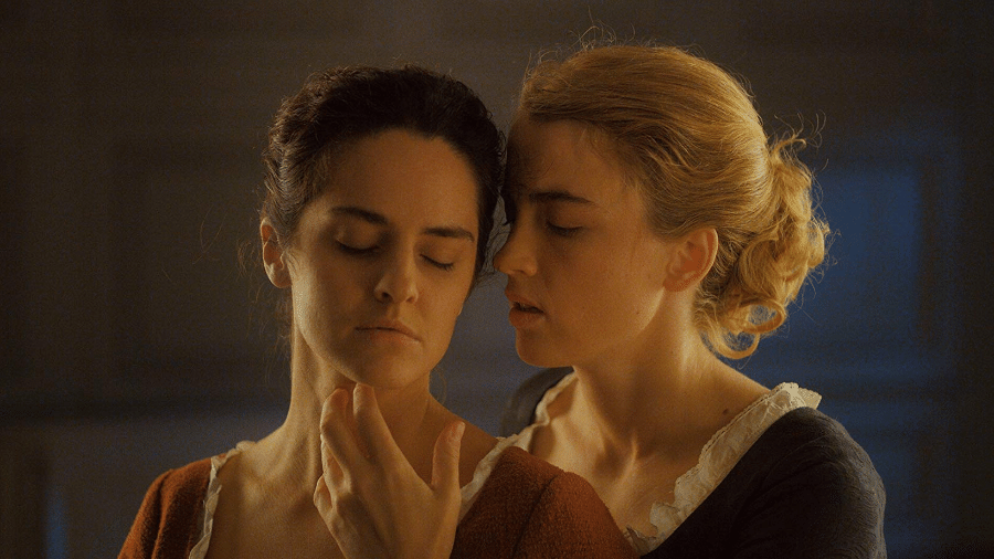 Adèle Haenel e Noémie Merlant em cena de "Portrait de la jeune fille en feu" (2019) - Reprodução