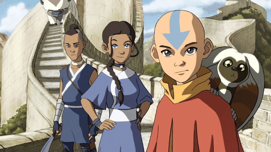 Cena de "Avatar: A Lenda de Aang", que terá versão live-action na Netflix - Reprodução