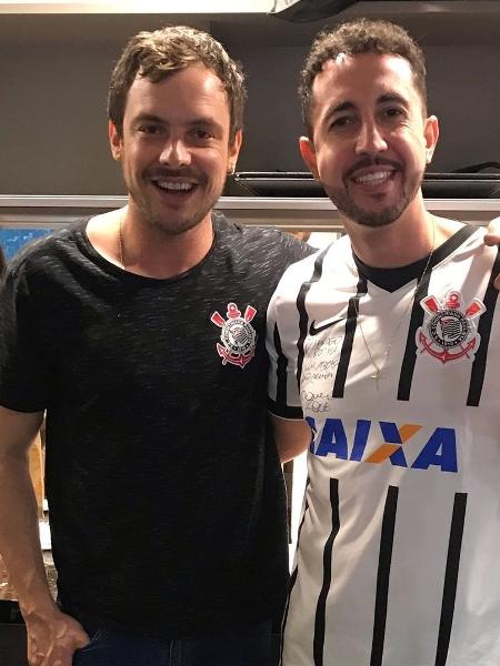 Sérgio Guizé e Thiago Rocha foram chamados para participar do filme do Corinthians - Reprodução Instagram 