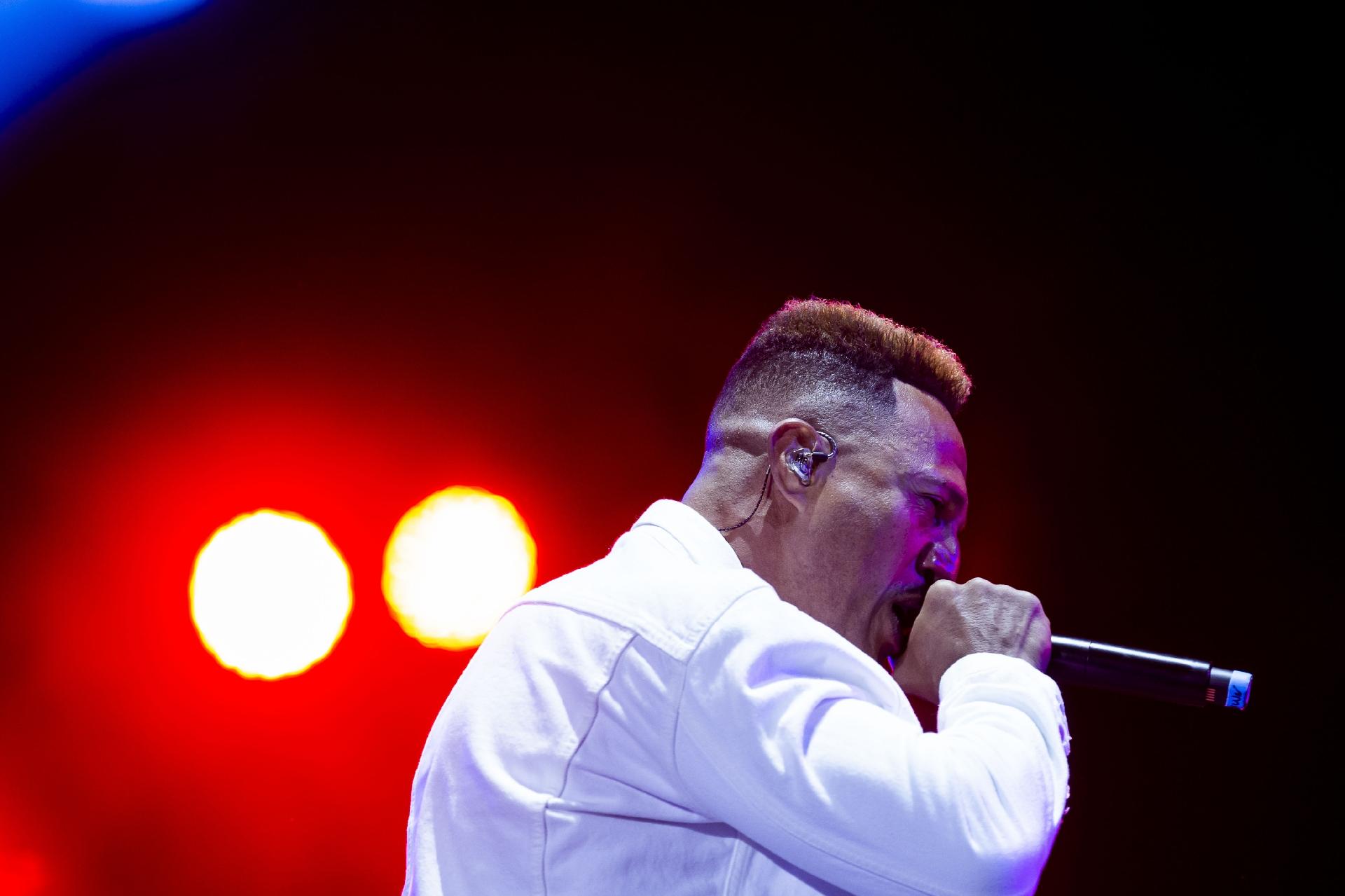 Mano Brown se apresenta na primeira noite do Rock In Rio - ADRIANO VIZONI