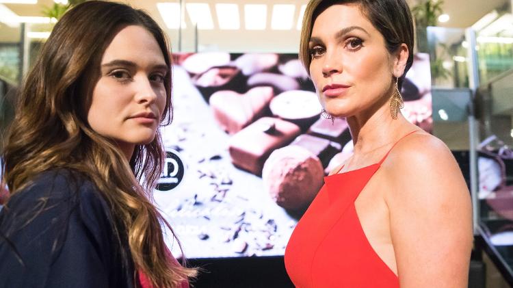 Luna/Fiona ficou emocionada ao ver sua mãe Helena - Globo/João Miguel Júnior