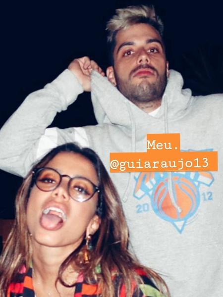 Anitta e Gui Araújo: firmes e fortes - Reprodução/Instagram