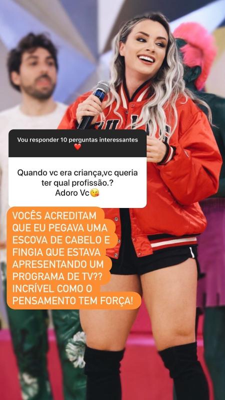 Juju Salimeni Story - Reprodução/Instagram @jujusalimeni - Reprodução/Instagram @jujusalimeni