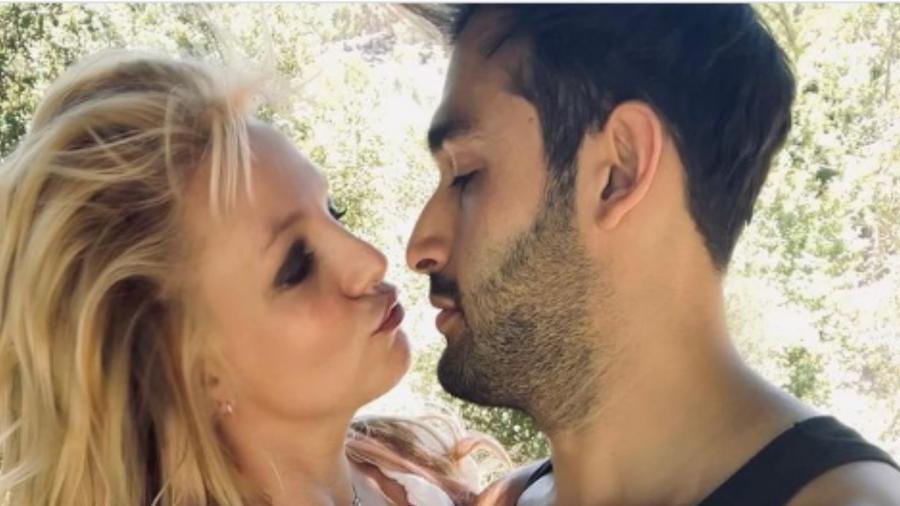 Britney e o marido, Sam Asghari - Reprodução/Instagram