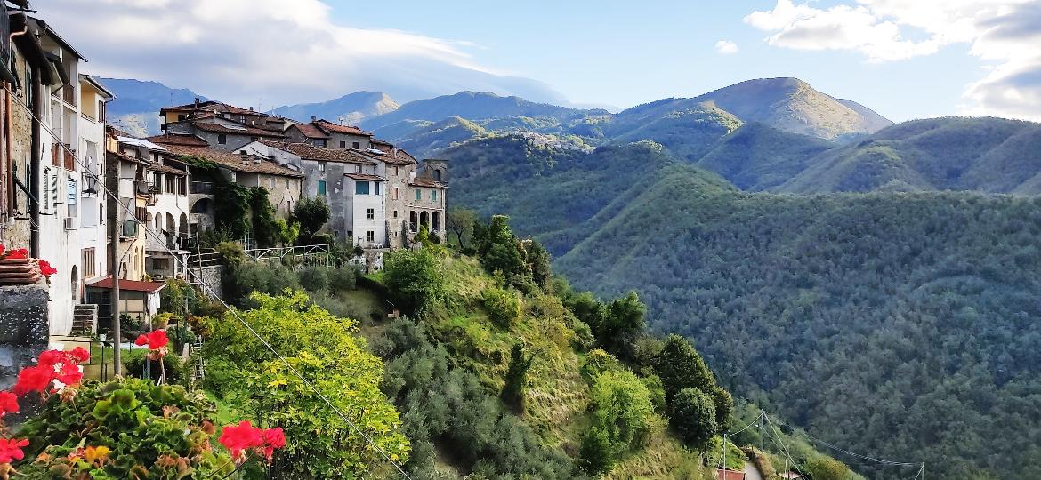 Vilarejo de Tereglio, na região de Garfagnana: destino de brasileiros em busca de casas na Itália - Arquivo pessoal