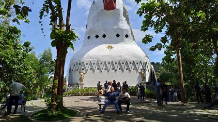 A Igreja da Galinha ou Gereja Ayam - mdz fahmi/Getty Images - mdz fahmi/Getty Images