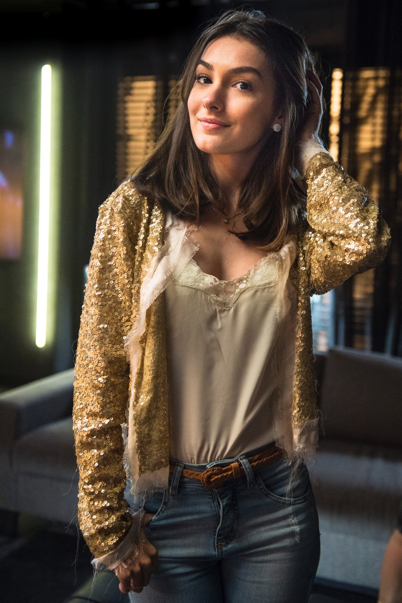 Yasmin (Marina Moschen), em "Rock Story" - Divulgação/TV Globo