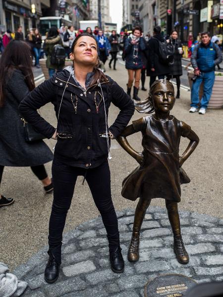 imitando pose - Drew Angerer/Getty Images/AFP - Drew Angerer/Getty Images/AFP