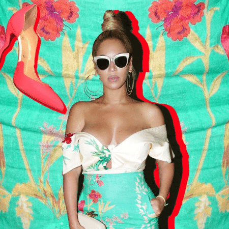 Beyoncé em seu look floral - Reprodução/Instagram