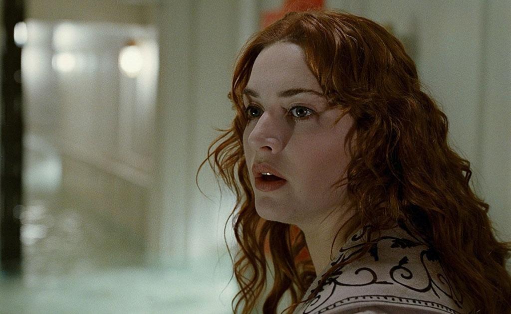 Kate Winslet em cena de "Titanic" (1997) - Divulgação