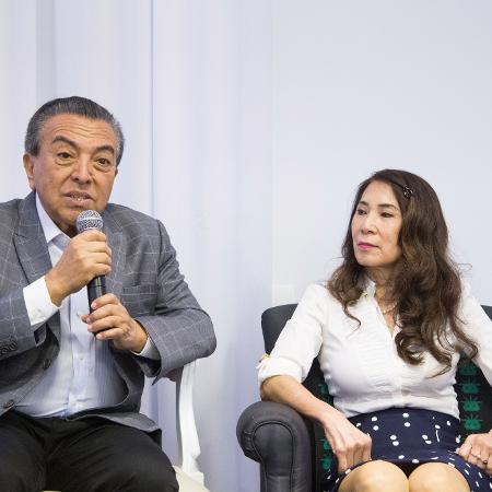 Mauricio de Sousa e sua esposa - Amanda Perobelli/UOL - Amanda Perobelli/UOL