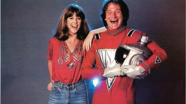 Pam Dawber e Robin Williams em "Mork & Mindy" - Divulgação - Divulgação