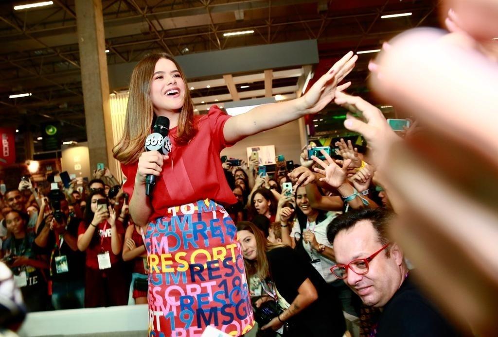 Maisa anima público da CCXP 2019 - Iwi Onodera/UOL