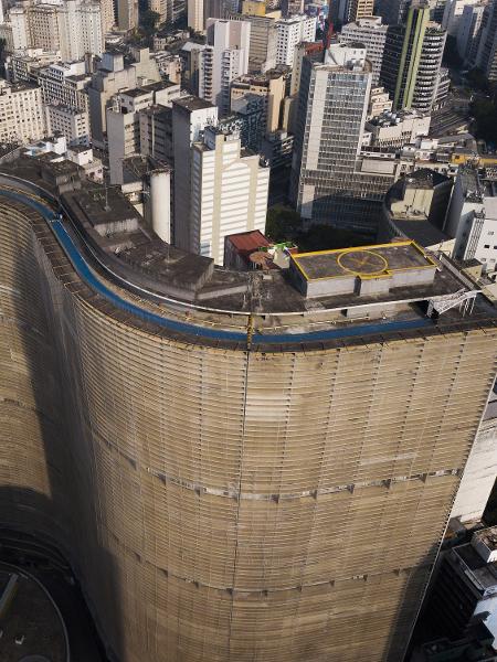 Vista aérea do edifício Copan, no centro de São Paulo. - Eduardo Knapp/Folhapress