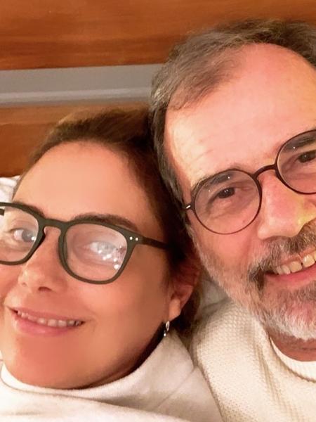 A atriz Heloisa Périssé com o marido, Mauro Farias - Reprodução/Instagram