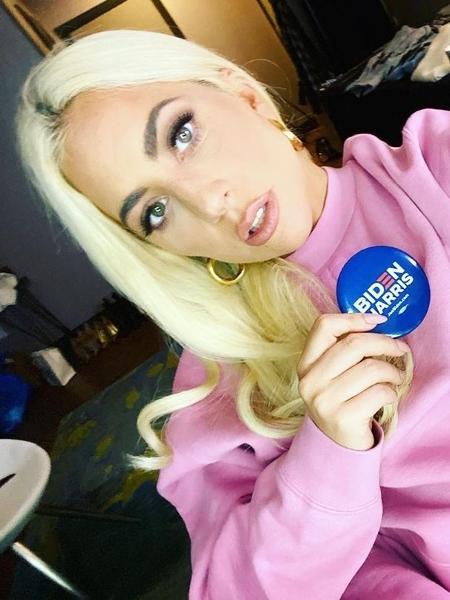 Lady Gaga apoiou Joe Biden na eleição norte-americana - Reprodução