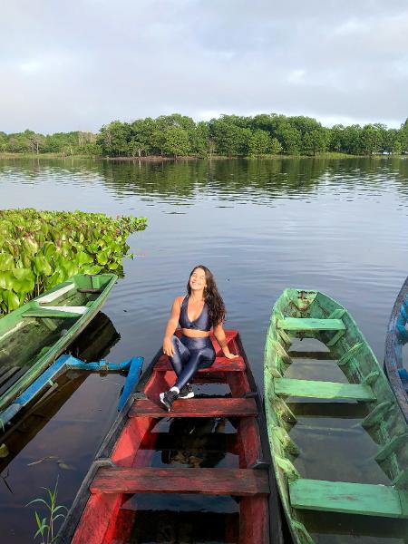 Thayná Mafra Almeida no Amapá - Arquivo pessoal - Arquivo pessoal