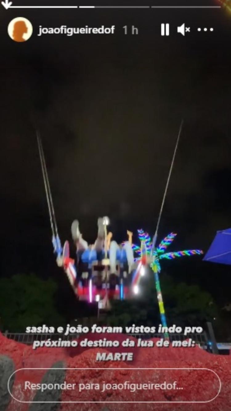 Sasha e João em brinquedo - Reprodução/Instagram - Reprodução/Instagram