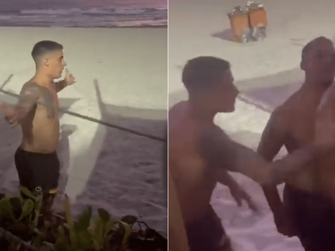 Expulso de A Fazenda 14, Tiago Ramos se envolve em confusão em praia do RJ