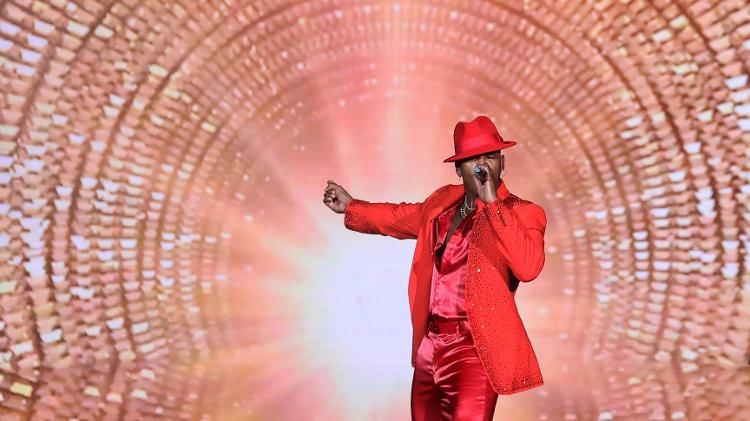 22.set.2024 -Ne-Yo se apresenta no palco Mundo na última noite de Rock in Rio