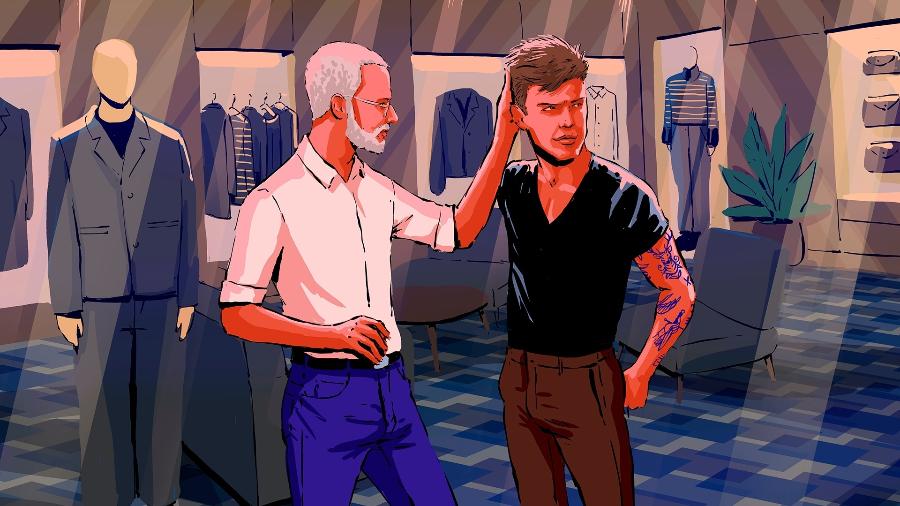 Aba Anônima: sexo escondido com gerente de shopping de luxo Aba Anônima: sexo escondido com gerente de shopping de luxo