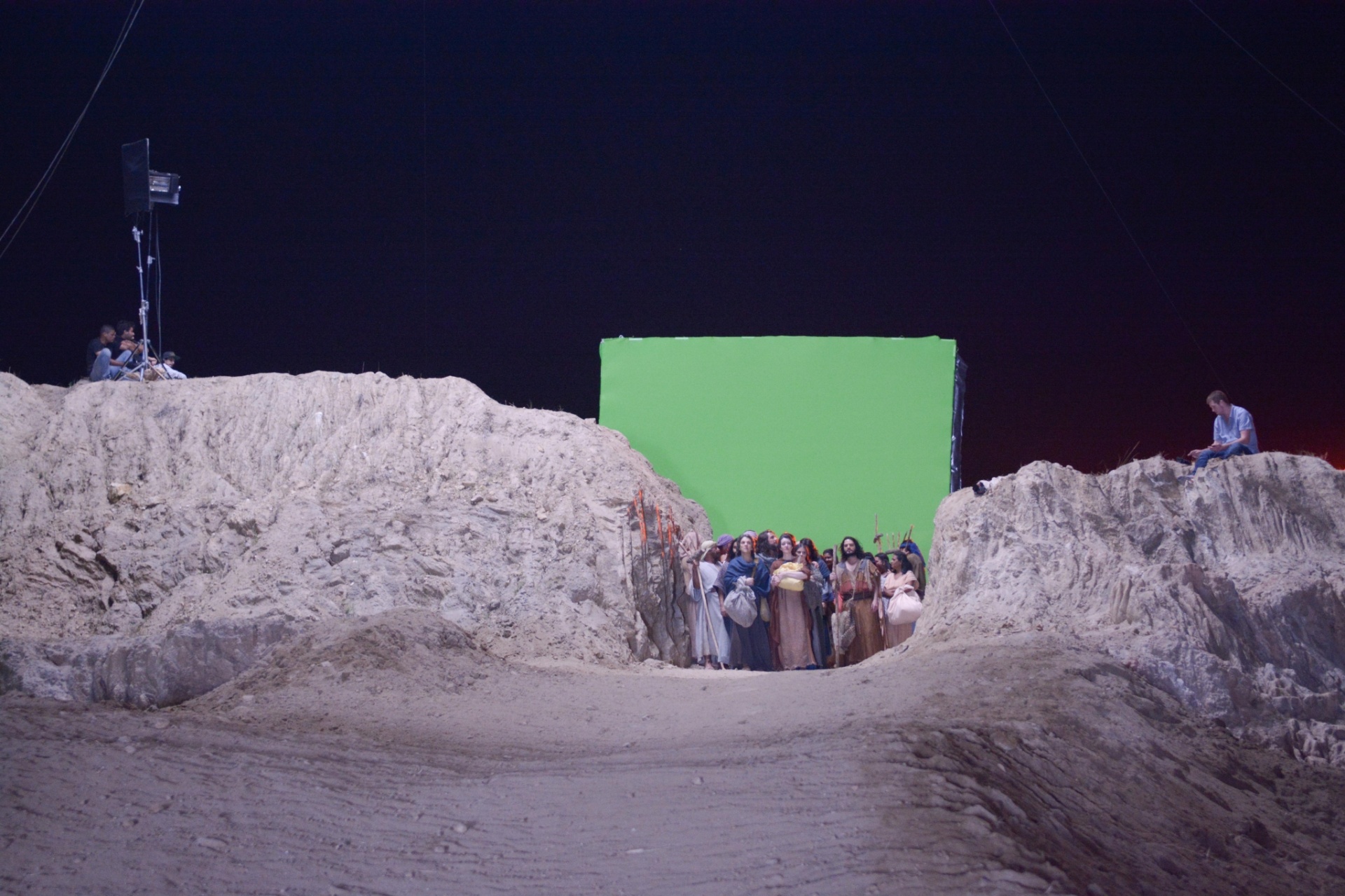 A travessia do povo hebreu para terra prometida foi gravada na Fazenda Lama Preta, no Rio de Janeiro - Munir Chatack/Record