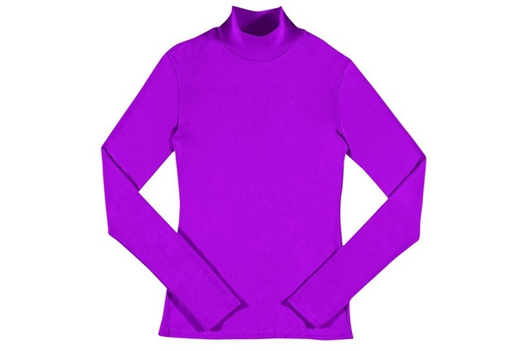 Blusa roxa de algodão, da Mineral. Preço: R$ 44,90. Informações: 0800 8882600 | Preço e disponibilidade pesquisados em julho de 2015 e sujeitos a alterações - Divulgação