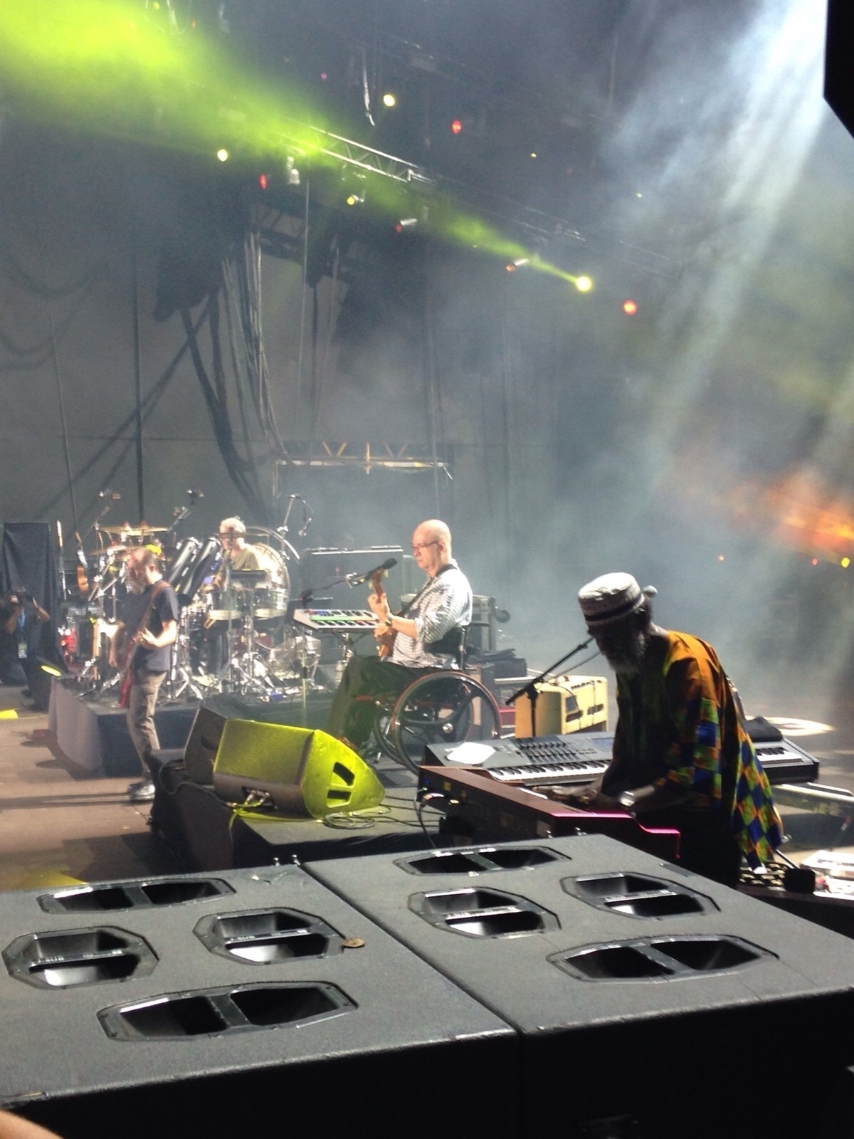 20.set.2015 - Vista do Palco Mundo durante apresentação do Os Paralamas do Sucesso - Robinho/Paralamas do Sucesso