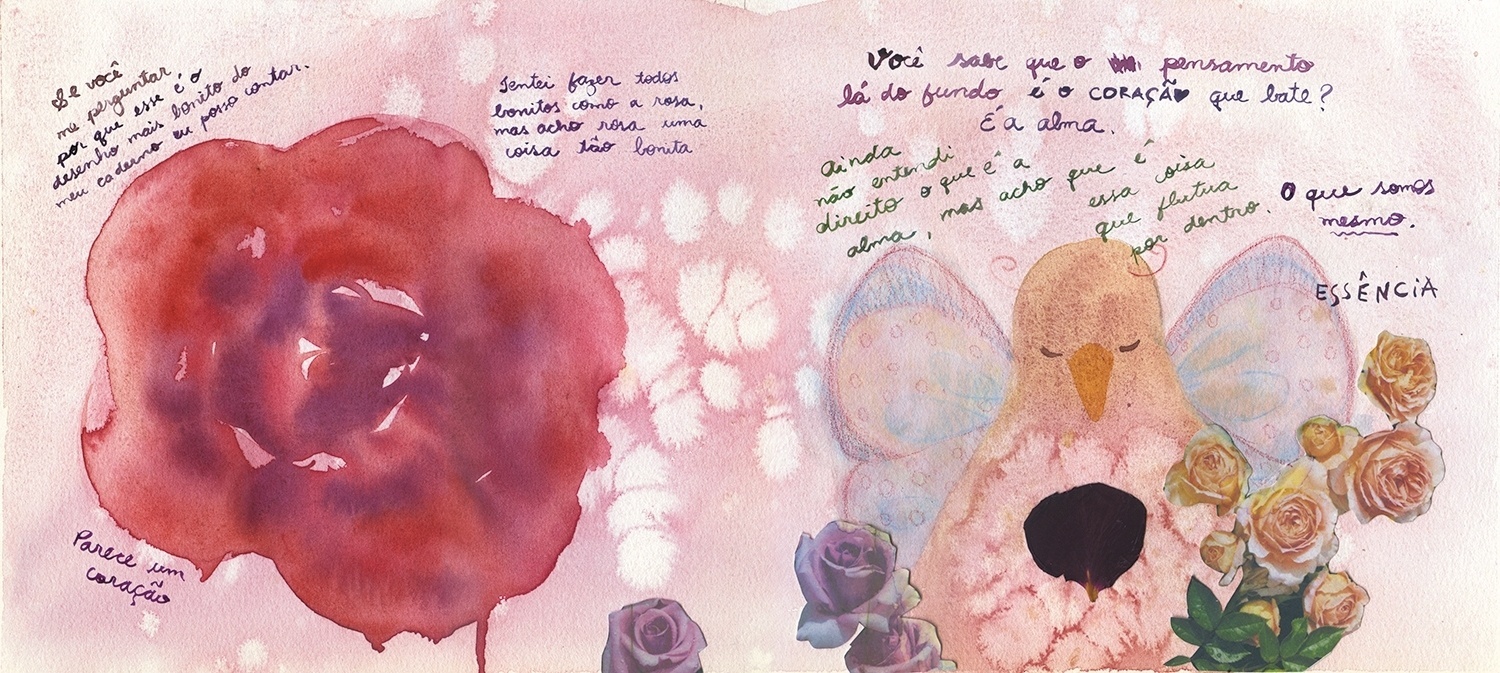 Aquarela do projeto "AMAR Coletânea de Livres Infantis" - Divulgação