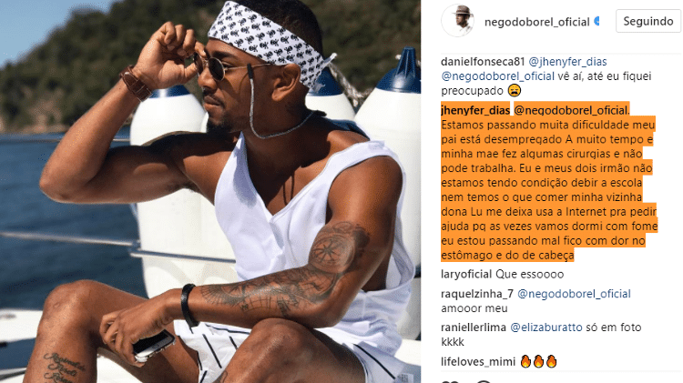Fã implora ajuda a Nego do Borel - Reprodução/Instagram - Reprodução/Instagram