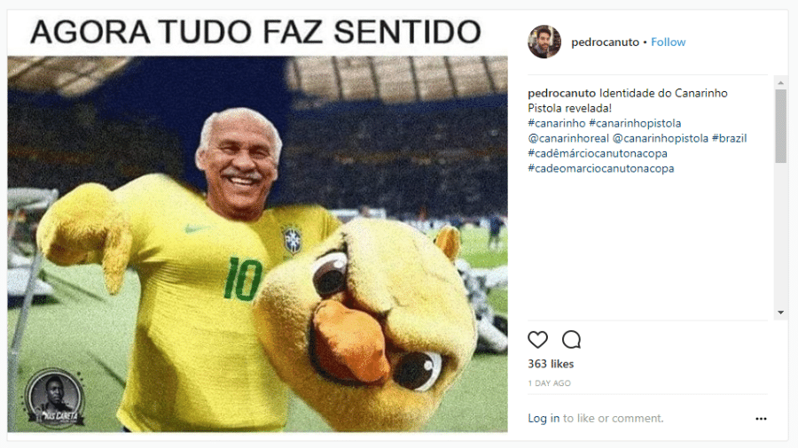 Filho de Márcio Canuto faz campanha para o pai cobrir a Copa do Mundo - Reprodução/Instagram