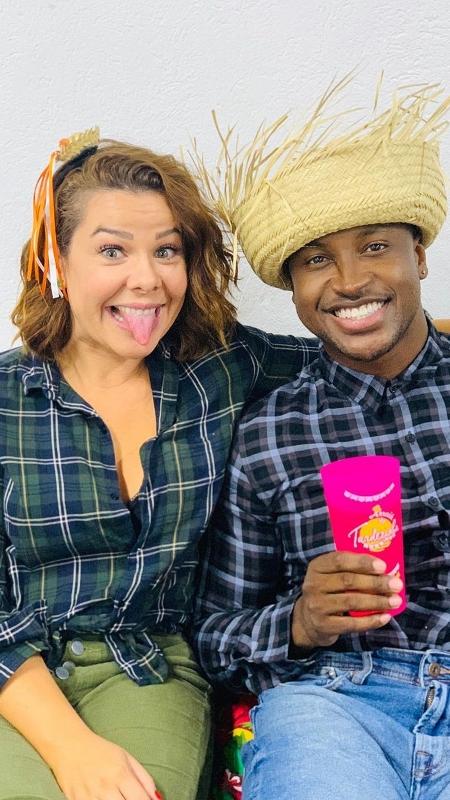 Fernanda Souza e Thiaguinho no Arraiá da Tardezinha - Reprodução/ Instagram