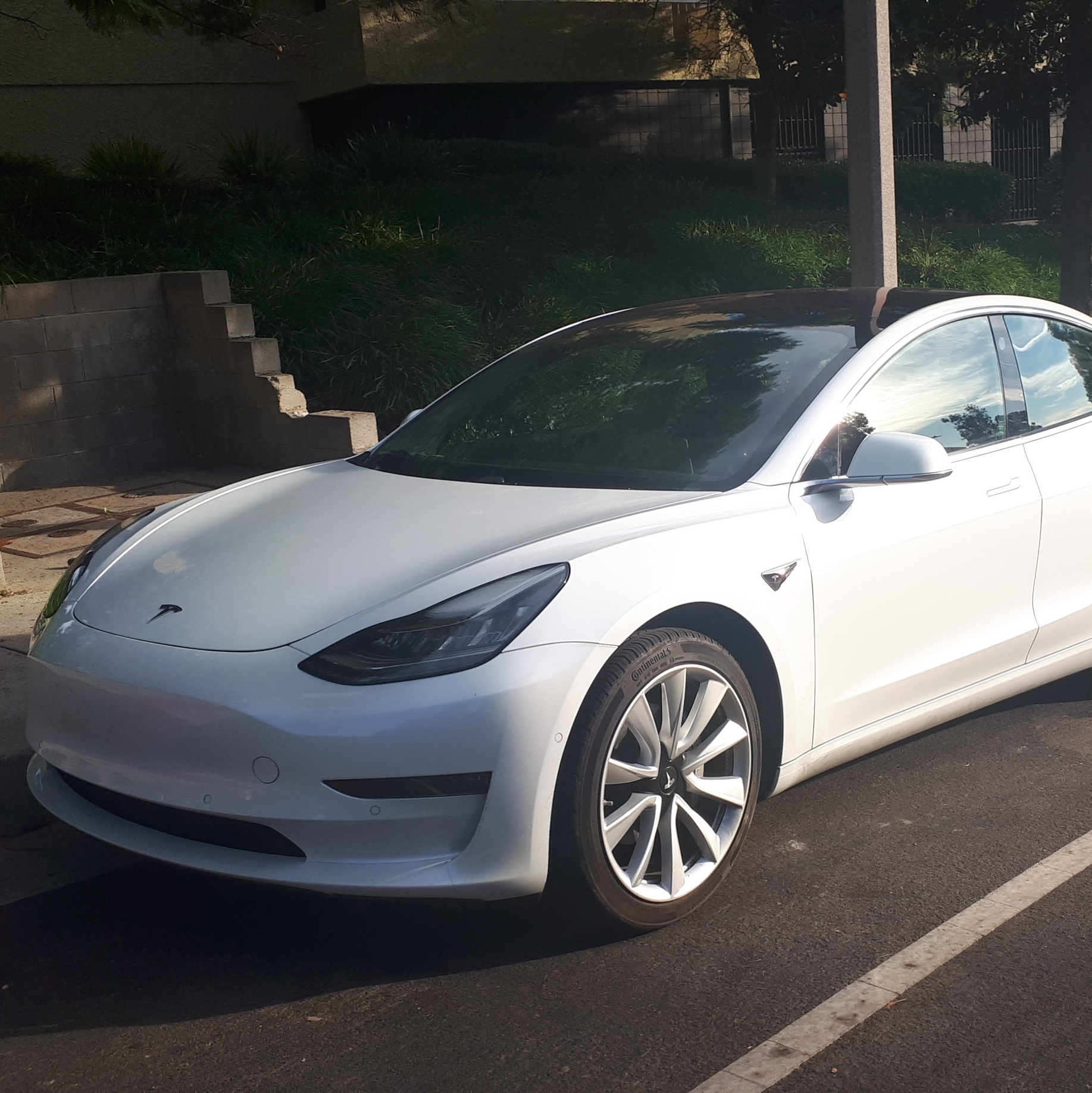 Carro tesla que dirige sozinho