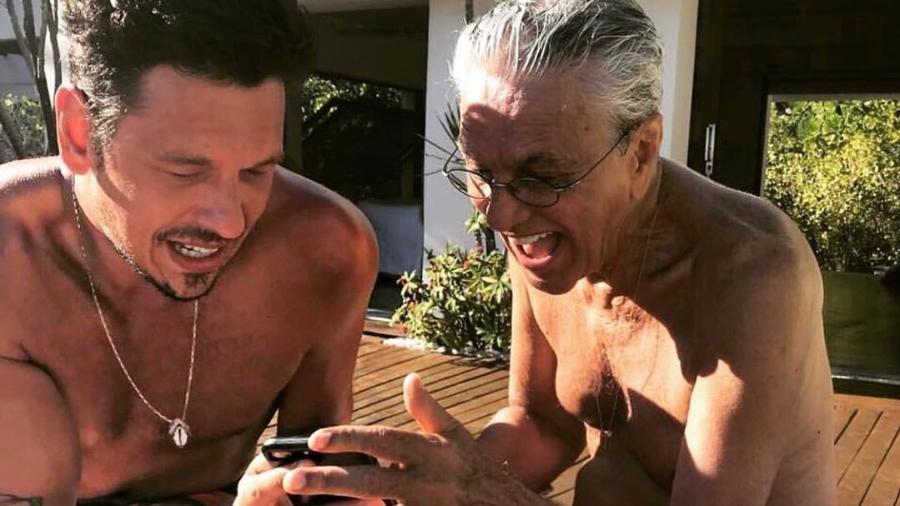 João Vicente de Castro e Caetano Veloso compartilham momento juntos - Reprodução/ Instagram