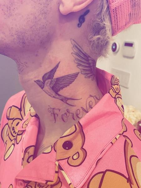 Nova tatuagem do Justin Bieber - REPRODUÇÃO/INSTAGRAM