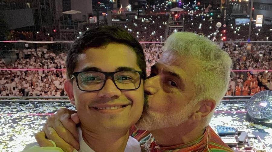 Lulu Santos e o marido, Clebson Teixeira; casal trocou cartas de amor para celebrar o Dia dos Namorados - Reprodução/Instagram