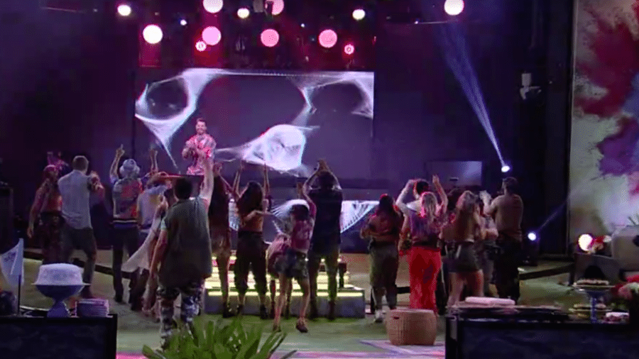 DJ Alok em Festa Guerra e Paz no BBB 20 - Reprodução/TV Globo