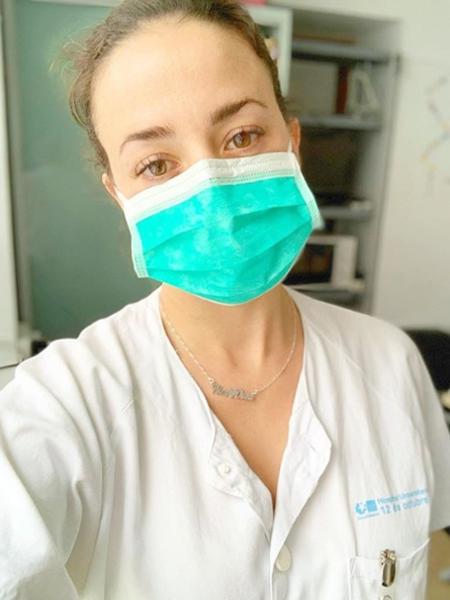 Atriz deixa fama e volta a ser enfermeira para ajudar pacientes com covid-19 - Reprodução/Instagram