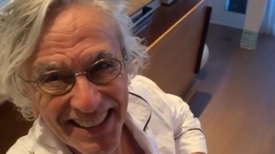 Caetano Veloso ri de paródia de Adnet do secretário especial da Cultura, Mario Frias - Reprodução/Instagram