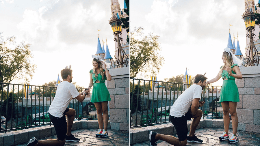 Dani Calabresa brinca com pedido de casamento na Disney: "Pinçada na lombar" - Reprodução/Instagram