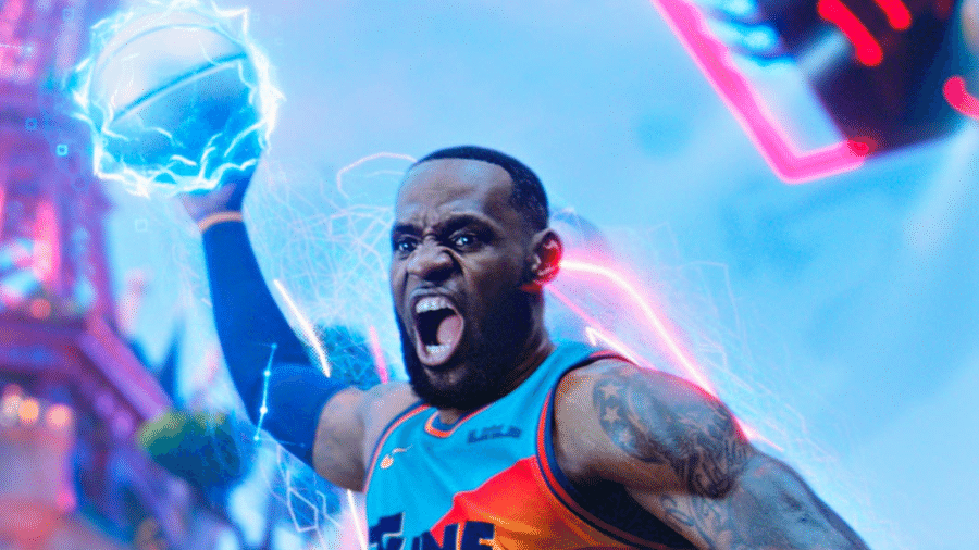 LeBron James enterra em "Space Jam: Um Novo Legado" - Reprodução/Entertainment Weekly/Warner Bros