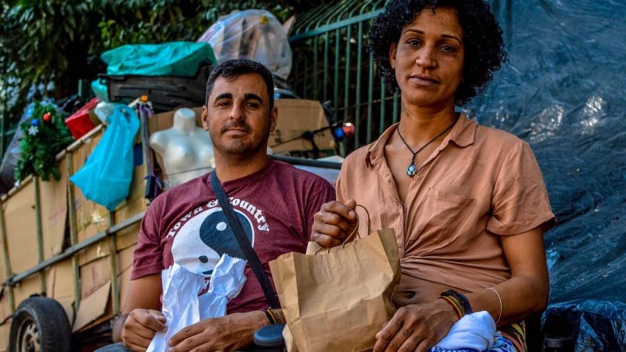 Vera já distribuiu 1.400 sacolas com kits para mulheres e agora acolhe também os homens - Fábio Celestino