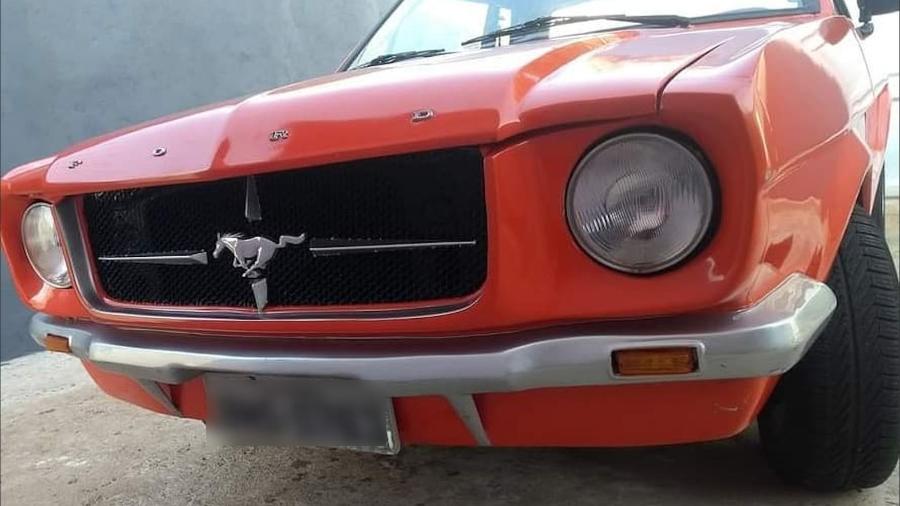 Que Mustang é esse? Exemplar da foto, na verdade, é um Ford Corcel II 1981 com carroceria modificada - Reprodução/Instagram