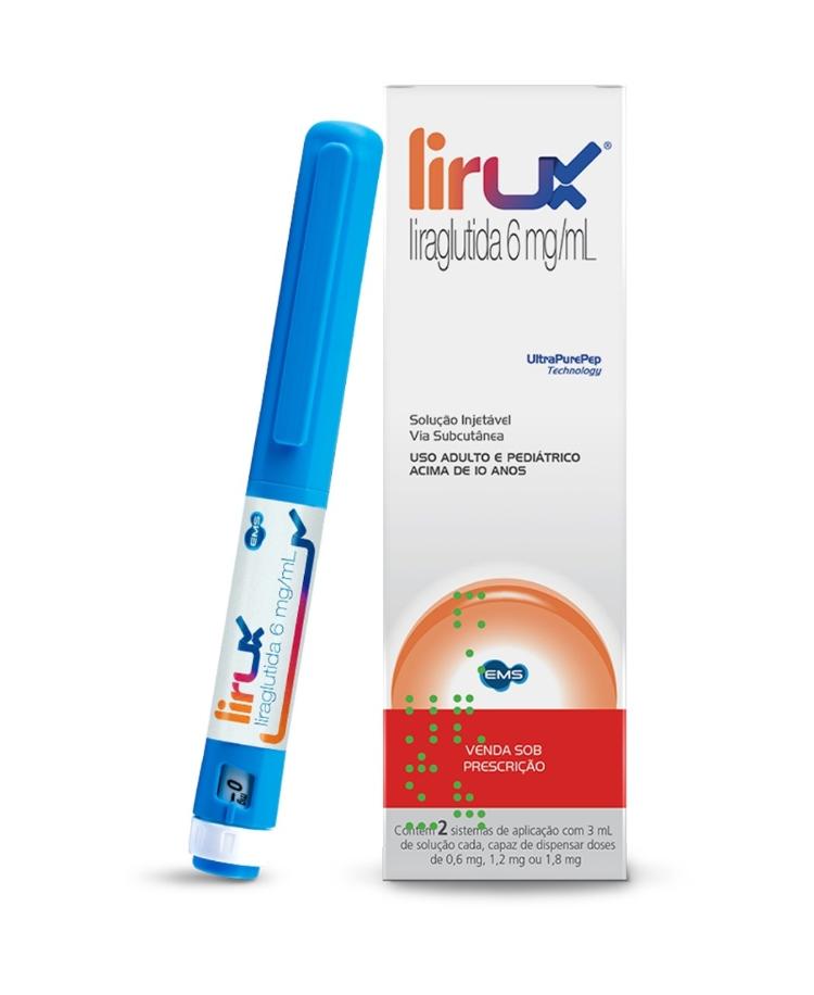 E a caneta Lirux, da EMS, para tratar diabetes E a caneta Lirux, da EMS, para tratar diabetes