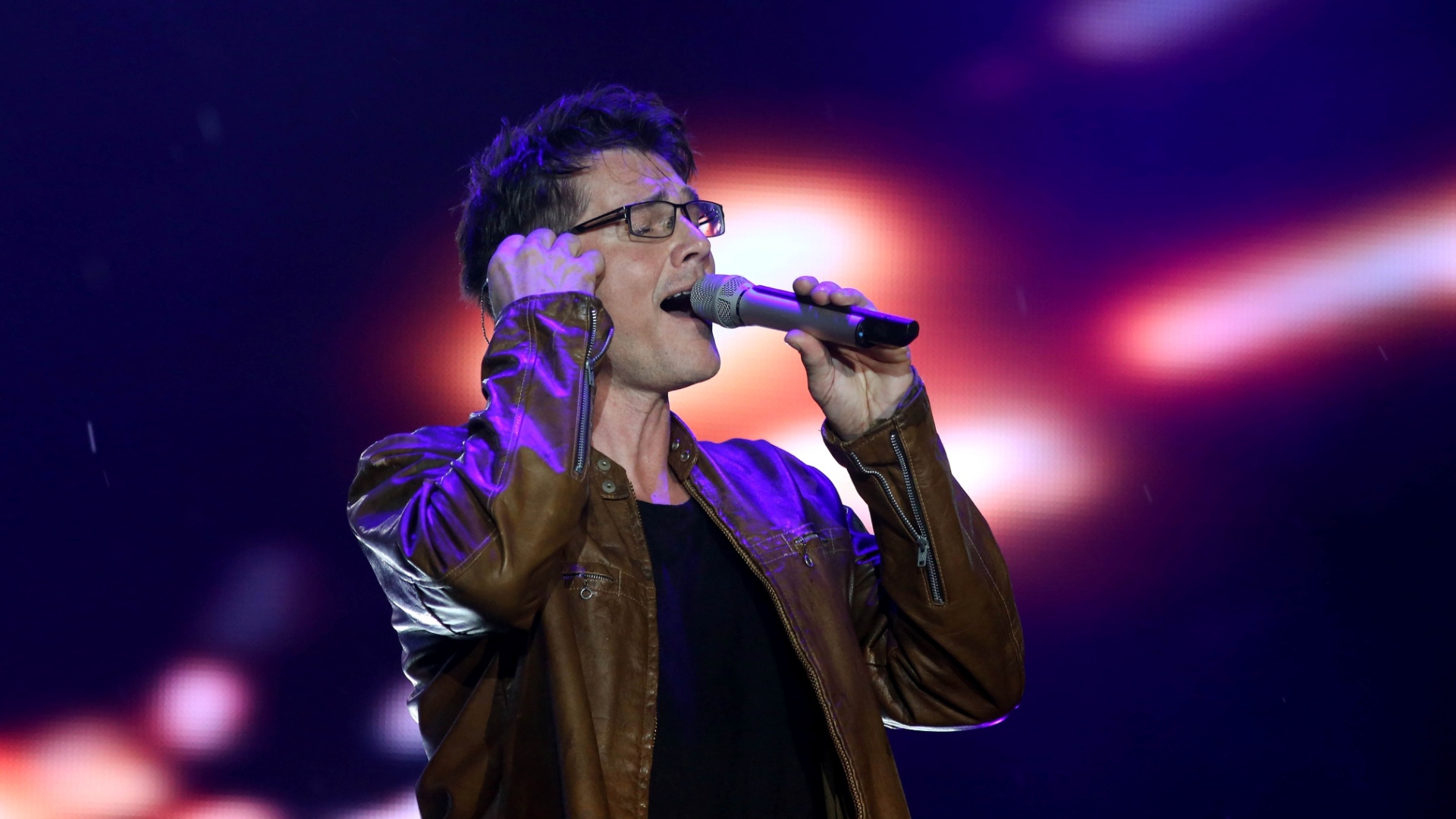 27.set.2015 - A banda norueguesa A-ha se apresenta no palco Mundo no último dia do Rock in Rio 2015 - Fernando Maia/UOL