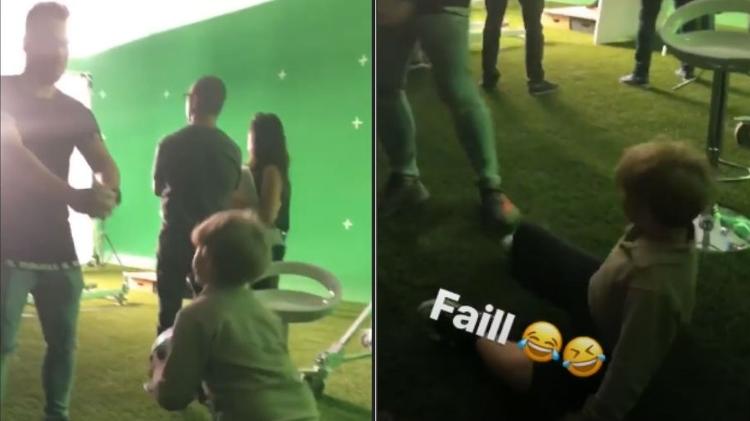 David Lucca brinca com "parça" do pai, Neymar - Reprodução/Instagram - Reprodução/Instagram
