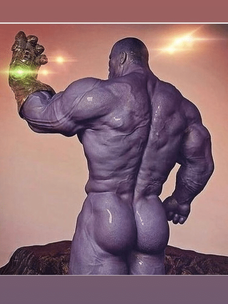 Nude de Thanos - Reprodução/Reddit - Reprodução/Reddit