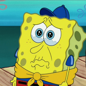 Bob Esponja chorando - Reprodução - Reprodução