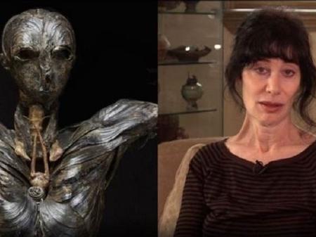 Gillian Genser trabalhou 15 anos sem saber que o material usado na obra era tóxico e a estava envenenando - Gillian Gensen/BBC