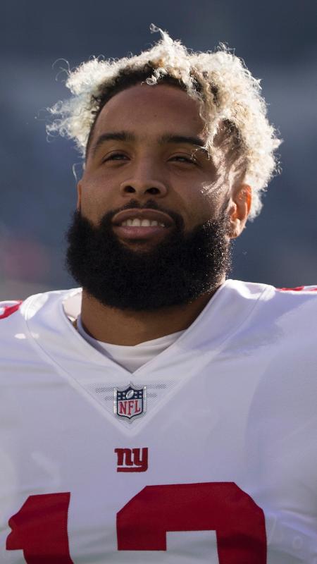 Odell Beckham Jr. ainda com uniforme do New York Giants - Mitchell Leff/Getty Images - Mitchell Leff/Getty Images